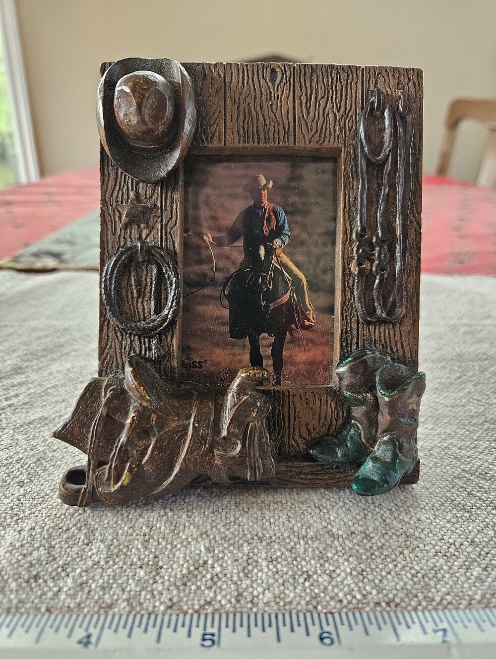 RUSS Western Cowboy Themed Photo Frame Cowboy